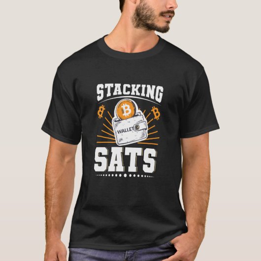 Stapelen van bitmunt t-shirt (Voorkant)