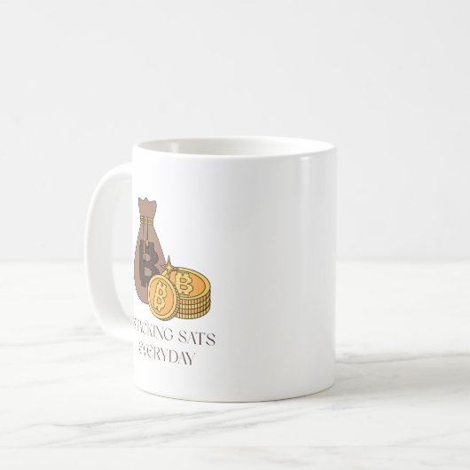 Stapelen Zaten Dagelijkse Mok (Voorkant links)