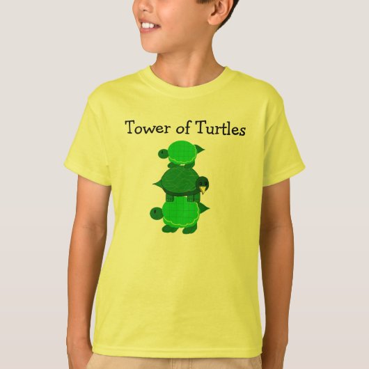 Stapelende Schildpadden T-shirt (Voorkant)