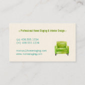 Stapelende Visitekaartjes voor thuisgebruik - hori (Achterkant)