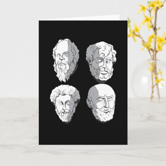 Stapelfilosofen Kaart (Gele Bloem)