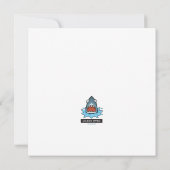 Stapelgek op jou valentijnskaart kaart (Achterkant)