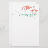 Stapelgoed van de Flamingo Ocean Trio 3 Briefpapier (Voorkant / Achterkant)