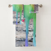 Stapelgoed voor Unicorn Bathroom Bad Handdoek (Insitu)