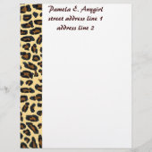 Stapelgoed Wild Leopard Fur Briefhoofd Ontwerp (Voorkant)