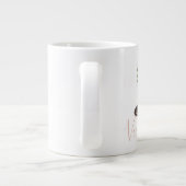 Stapelia Cactus Doodle Name Giant Coffee Mok (Achterkant)