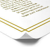 Stapellente Floral 8 Tafel Startbord Poster (Hoek)