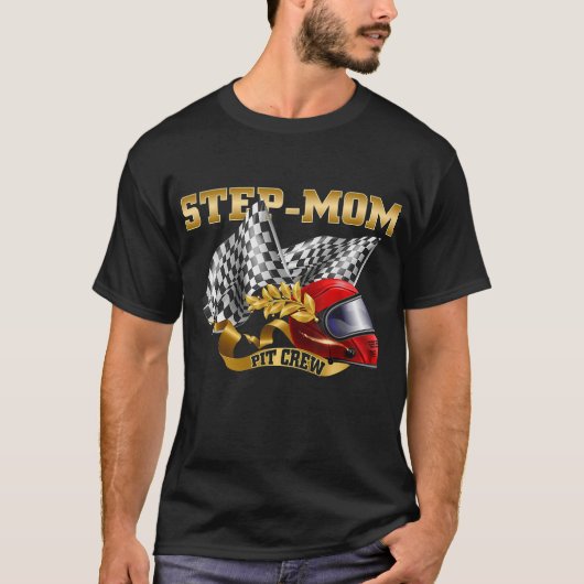 Stapelmakreel - Stap-mam-pitbemanning - Race-auto T-shirt (Voorkant)