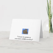 Stapelmeisje tweeling beren gefeliciteerd kaart (Achterkant)