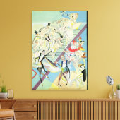 Stapelontwerp voor de operetta canvas afdruk (Insitu (Woonkamer))