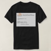 Stapeloverstroming T-shirt (Design voorkant)