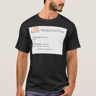 Stapeloverstroming T-shirt