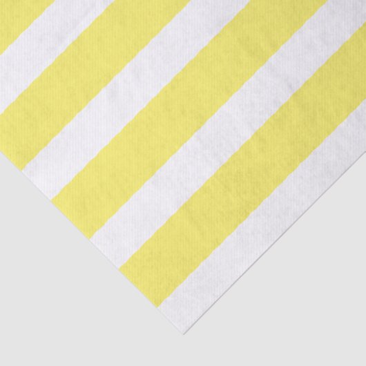 Stapelpapier: Gele en witte Big Stripes Tissuepapier (Detail)