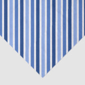 Stapelpapier met strips:blauwe en witte strepen tissuepapier (Detail)