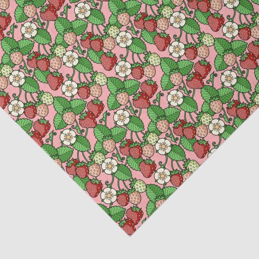 Stapelpapier voor aardbeienbomen tissuepapier (Detail)
