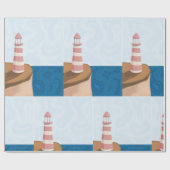 Stapelpapier voor de afwerking van vuurtoren cadeaupapier (Vlak)