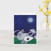 Stapelpopkaart voor 's nachts afspelen kaart (Gele Bloem)