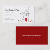 Stapelproces thuis / Visitekaartjes voor onroerend (Voorkant / Achterkant)