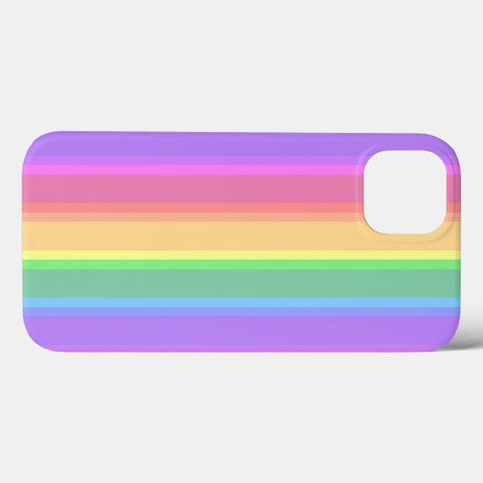 Stapelregenboogstrepen Hoesje-Mate iPhone draagtas Case-Mate iPhone Case (Achterkant (horizontaal))