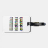 Stapels boeken Bagagelabels (Achterkant horizontaal)