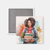 Stapels boeken magneet (Voorkant / Achterkant)