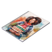 Stapels boeken notitieboek (Linkerzijde)