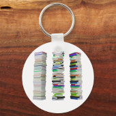 Stapels boeken Sleutelhanger