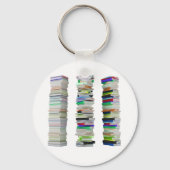 Stapels boeken Sleutelhanger (Voorkant)