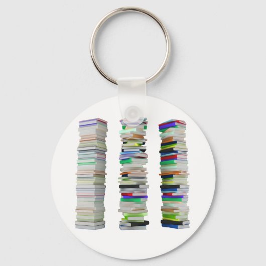 Stapels boeken Sleutelhanger (Voorkant)