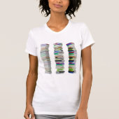 Stapels Boeken Vrouwen T-Shirt (Voorkant)