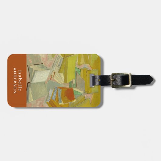Stapels Franse romans | Vincent van Gogh Bagagelabel (Voorkant horizontaal)