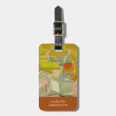 Stapels Franse romans | Vincent van Gogh Bagagelabel (Voorkant verticaal)