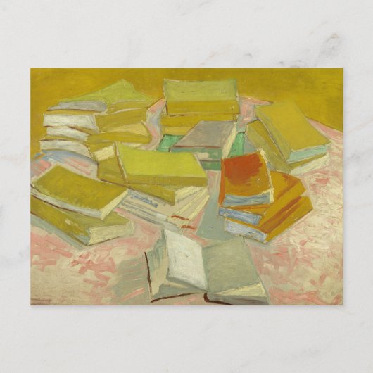 Stapels Franse romans | Vincent van Gogh Briefkaart (Voorkant)