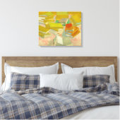 Stapels Franse romans | Vincent van Gogh Canvas Afdruk (Insitu (Slaapkamer))