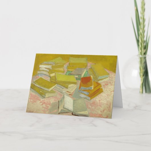 Stapels Franse romans | Vincent van Gogh Kaart (Voorkant)