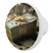 Stapels geld keramische knop (Rechts)
