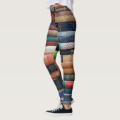 Stapels oude boeken bibliotheek leggings (Links)