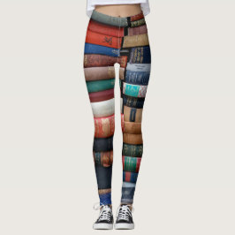 Stapels oude boeken bibliotheek leggings