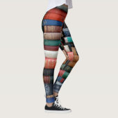 Stapels oude boeken bibliotheek leggings (Rechts)