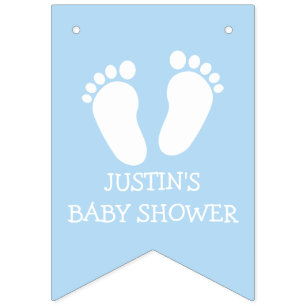 Stapels voor baby showers voetpaden voor schuifban vlaggetjes