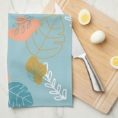 Stapels worden het jaar rond Boho Scandi Dish gete Theedoek (Quarter Fold)