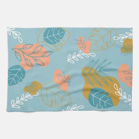 Stapels worden het jaar rond Boho Scandi Dish gete Theedoek (Horizontaal)