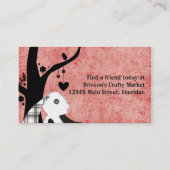 Stapelspeelgoed voor naadloze kreeften visitekaartje (Achterkant)