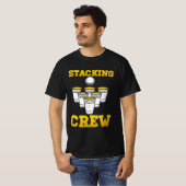 Stapelstackingstackingstaart voor sportstacks t-shirt (Voorkant volledig)