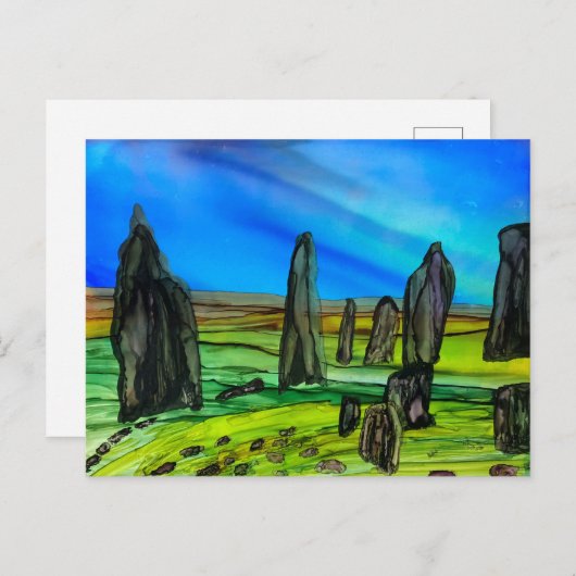 Stapelstenen  briefkaart (Voorkant / Achterkant)