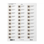 Stapelstenen Meditatief Cairn Adres Etiket (Full Sheet)