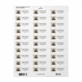Stapelstenen Meditatief Cairn Adres Etiket (Full Sheet)
