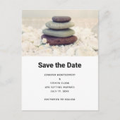 Stapelstenen Meditatieve Cairn Aankondigingskaart (Voorkant)