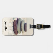 Stapelstenen Meditatieve Cairn Bagagelabel (Voorkant horizontaal)