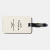 Stapelstenen Meditatieve Cairn Bagagelabel (Achterkant horizontaal)